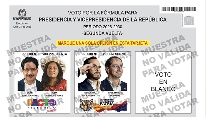 Colombia: Hacia una victoria de Iván Cepeda contra Abelardo de la Espriella